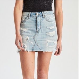 American Eagle Vintage Hi-Rise Jean Skirt